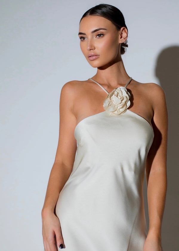 Sunís florar Maxi Dress Silk