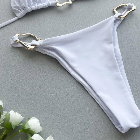 Solid Bikini Bottom Cobalt