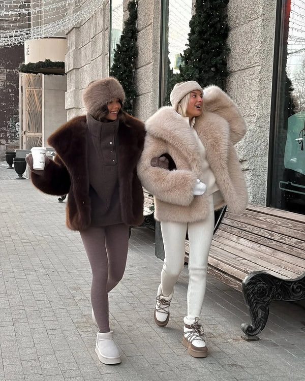 Rule coats Autumn Fur Plush Fluffy