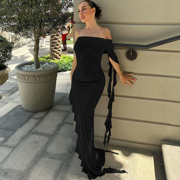 René Maxi Dress Fit